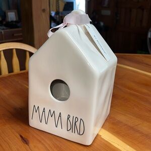 NWT Rae Dunn “ Mama Bird” Bird House